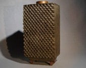 LUNA - A Large Textured Sculptural Vase of Concrete and Copper - Original One of a Kind