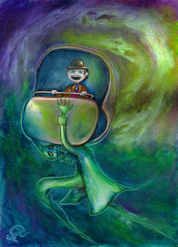 Doom Buggy - (print) Gallery 999 Haunted Mansion Tribute
