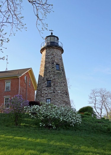 5x7 Charlotte Genesee Cobble Stone Lighthouse, Rochester, NY Original Art Photography Print