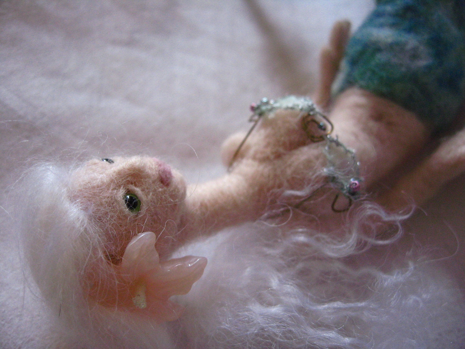 Cordelia - Needle/Wet Felted Mermaid