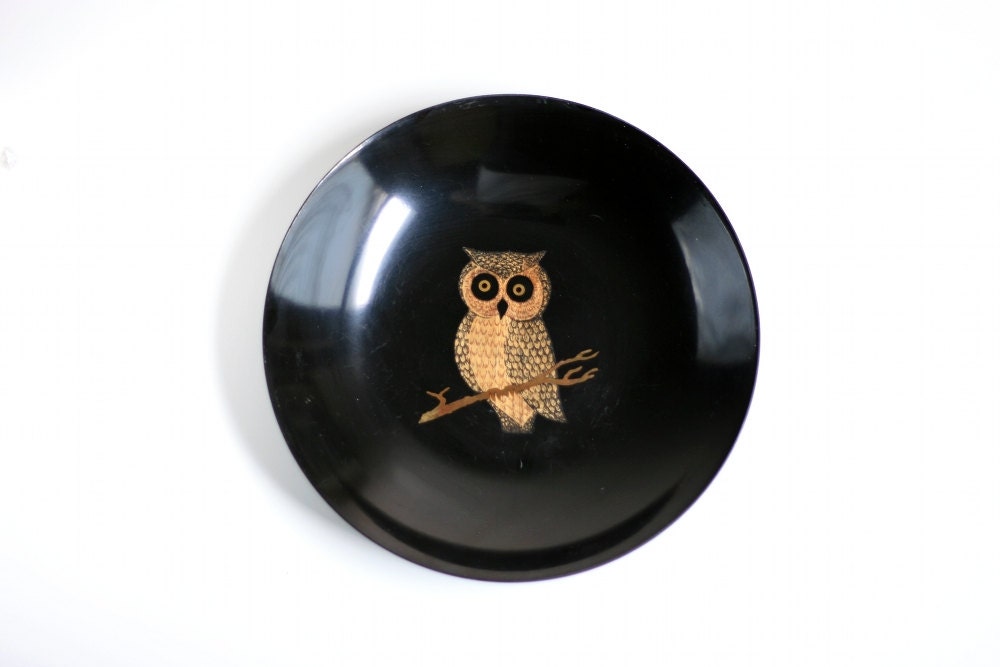 Vintage Couroc Owl Dish - WiseApple