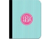 iPad Case- Turquoise Seersucker  (iPad 2 and iPad 3)