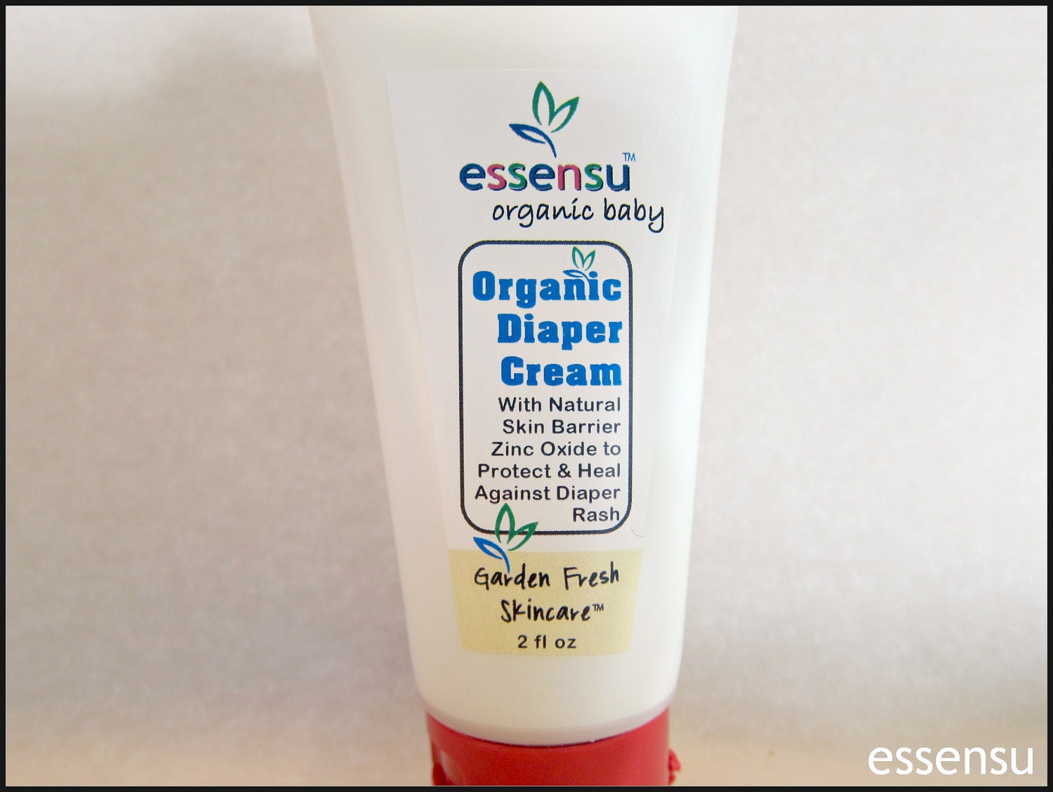 Organic Baby Natural Zinc Oxide Healing Diaper Cream - 2 oz Vegan No Parabens