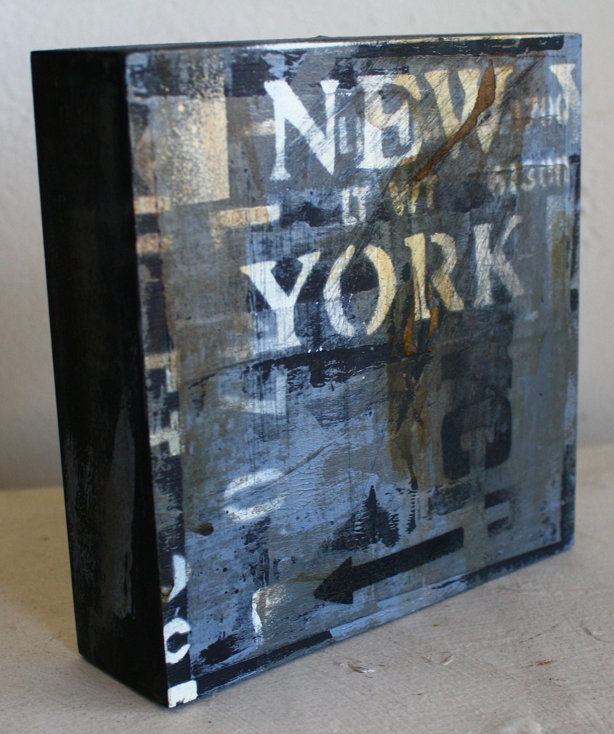 New painting "First of Many" on wood panel 6"x6"