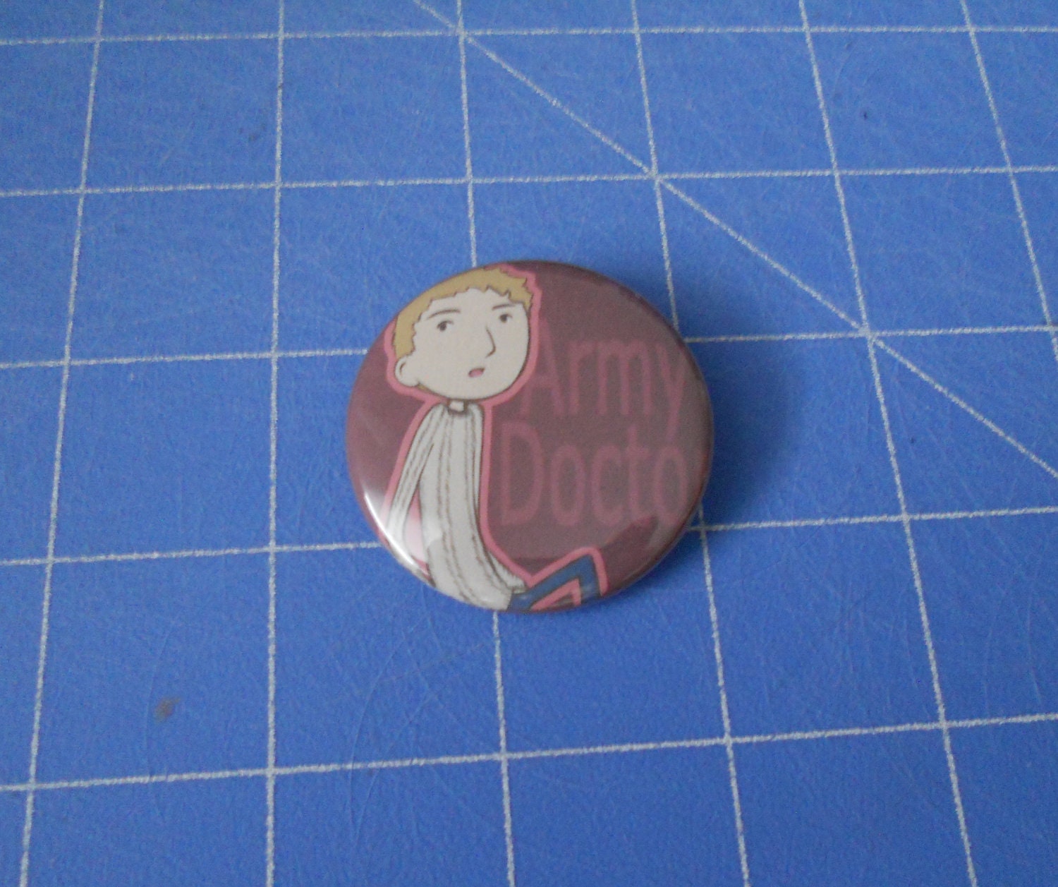 The Army Doctor (art button)