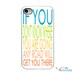 Any Road will get you there White or Black Sides iPhone Case - IPhone 4, 4s or 5 Hard Cover - Fun Bright Art Unique Trendy - artstudio54