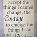 12x 26", God grant me the Serenity, Primitive, Distressed, The Serenity Prayer, Sign, Decor