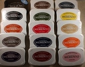 Memento Ink Pads--  26 colors to choose from - Fade resistand dye ink pad. Fast drying ink pad by TSUKINEKO