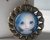 Blythe Doll vampire Pendant Necklace Jewellery - Wearable Art