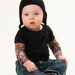 Black Heartbreaker tattoo sleeve onesie or tshirt