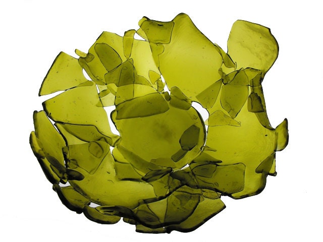 Broken Bottle Bowl - Chardonnay Medium