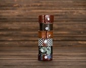 UPcycled leather cuff