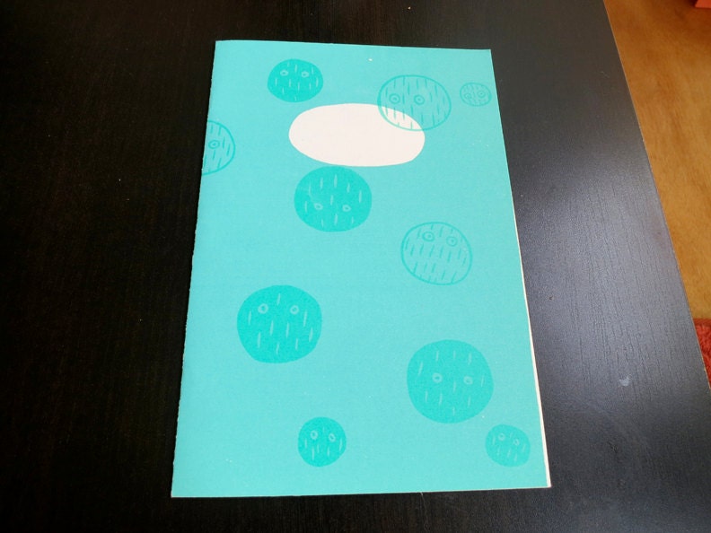 Aya's Diary Vol. 2 -----   Silkscreen cover hand made zine