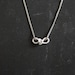 Sterling Silver little Sailor's Love Knot necklace