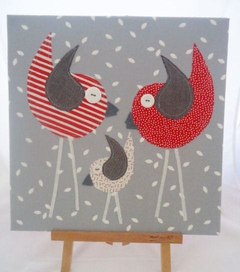 Oh so tweet...Nordic birdy TRIO FREE SHIPPIONG Australia