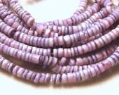Cebu Beauty Shell Heishi Beads Purple 2-3mm 15 inch strand