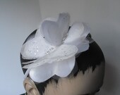 White Butterfly Headband for Brides