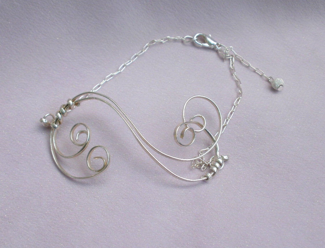 Sterling Silver Swirl Bracelet