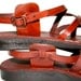 Brown Triple Leather Sandals