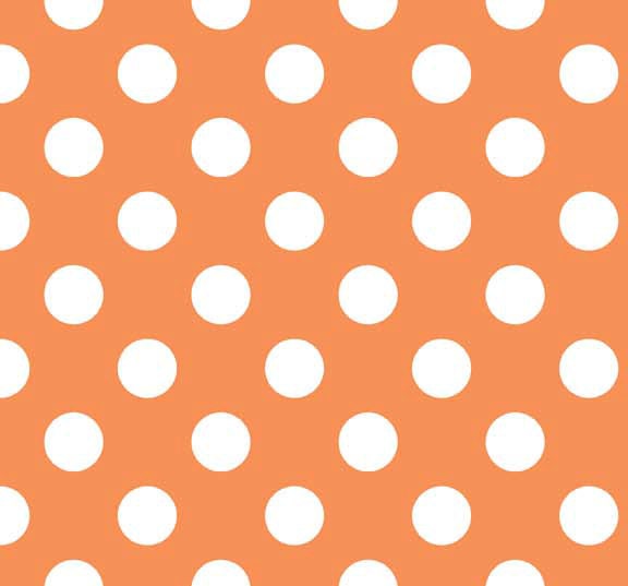 Basic Dots in Orange from Riley Blake Designs- 1 Yard