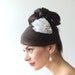 Ivory Fascinator, Feather Fascinator, Bridal Fascinator, Feather Hair Clip, Head Piece, Wedding Hair Accessory