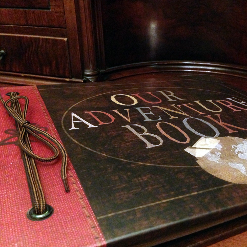 Our Adventure Book Personalized Photo Album, Scrapbook or Guest Book