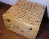 Blessing Box Wood Burned