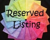 Reserved Listing for Vivien, 6 large pieces of hand dyed wool felt