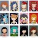 LAST ONE - 2013 Calendar - Ultra cute girl art wall calendar