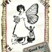 Fly Away With Me - 4x6 original collage as seen in The Stampers' Sampler July/Aug/Sep 2012