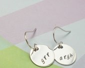 Grr Argh Monster Mutant Earrings