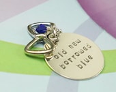 Eleventh Doctor Inspired Wedding: Something Blue Bridal Bouquet Charm