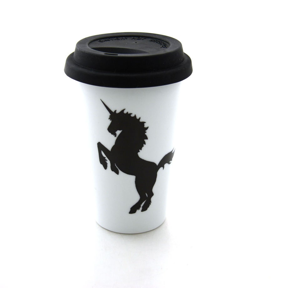 Unicorn Travel Mug Eco Friendly Gift For fantasy lover