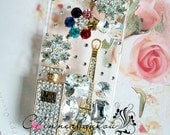 Apple Iphone 5 , Swarovski Crystal Rhinestone Effeil Tower, Scents in the city