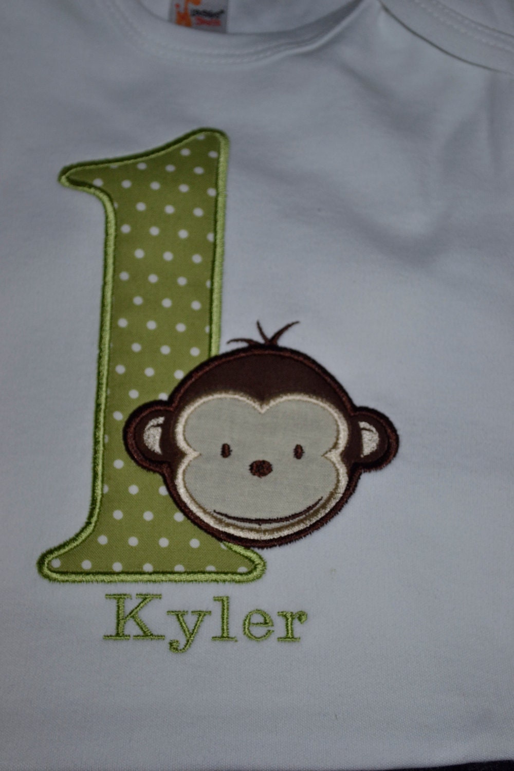 Boys Birthday Monkey shirt