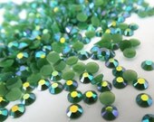 EMERALD AB Jelly 16ss Acrylic Rhinestones 1 Gross 144 Pcs Flatback