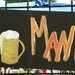 Man Cave Sign beer drinker custom colors and name
