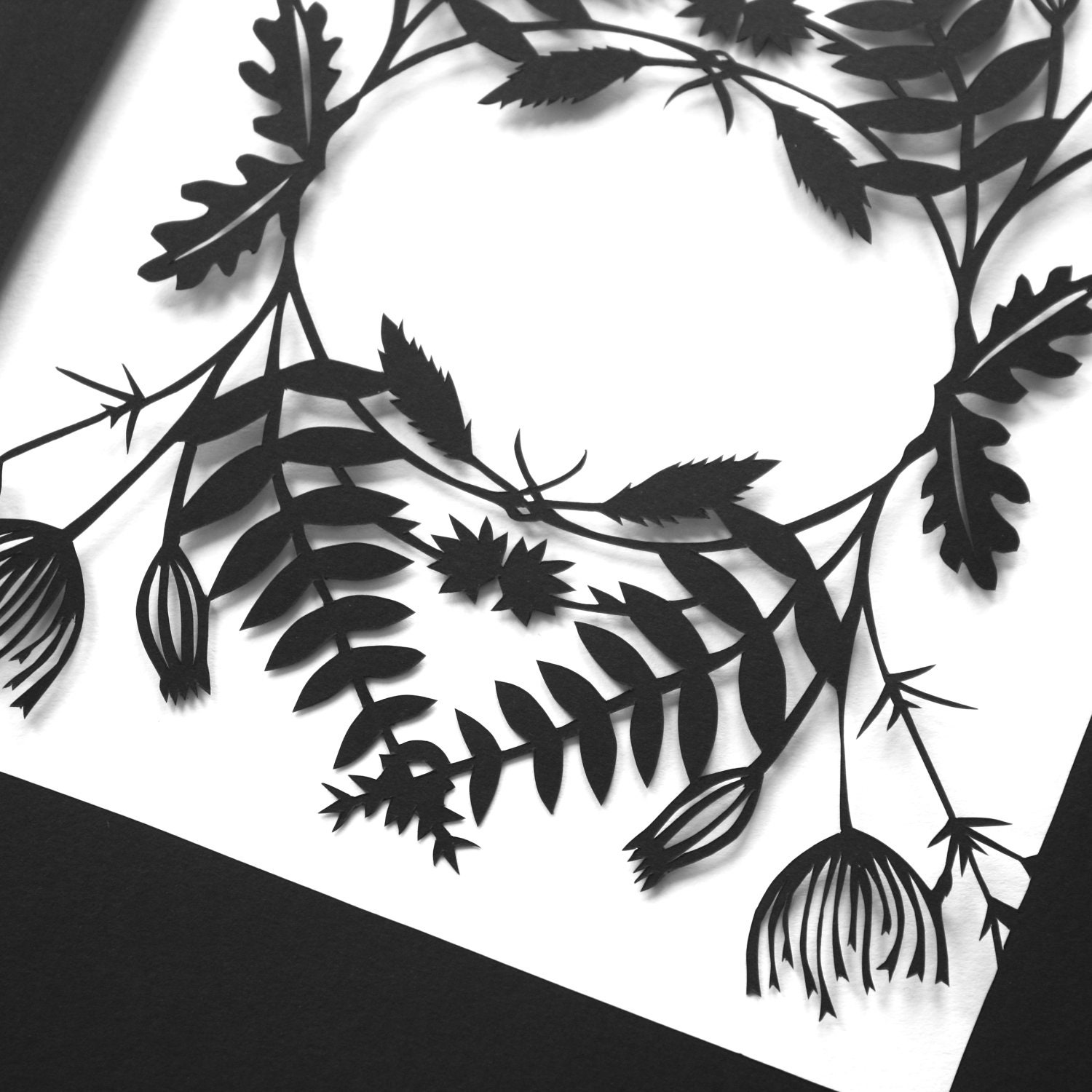 Botanical Paper Cut Lace - Hedgerow Ferns