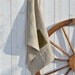 Ready To Ship.Cafe Apron NATURAL  French country  Linen / shabby chic kitchen