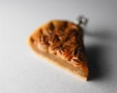 Miniature Food Jewelry Pecan Pie Charm For Thanksgiving