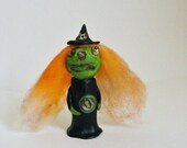 Primitive Halloween Folk Art Witch Doll