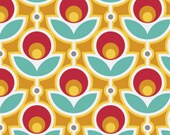 Joel Dewberry Fabric Notting Hill Primrose Poppy  Free Spirit 1 yard