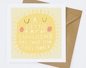 A Little Ray Of Sunshine - Greeting Card (1-70C)