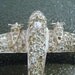Vintage Crown Trifari Airplane Rhinestone Brooch 1940s Era Plane