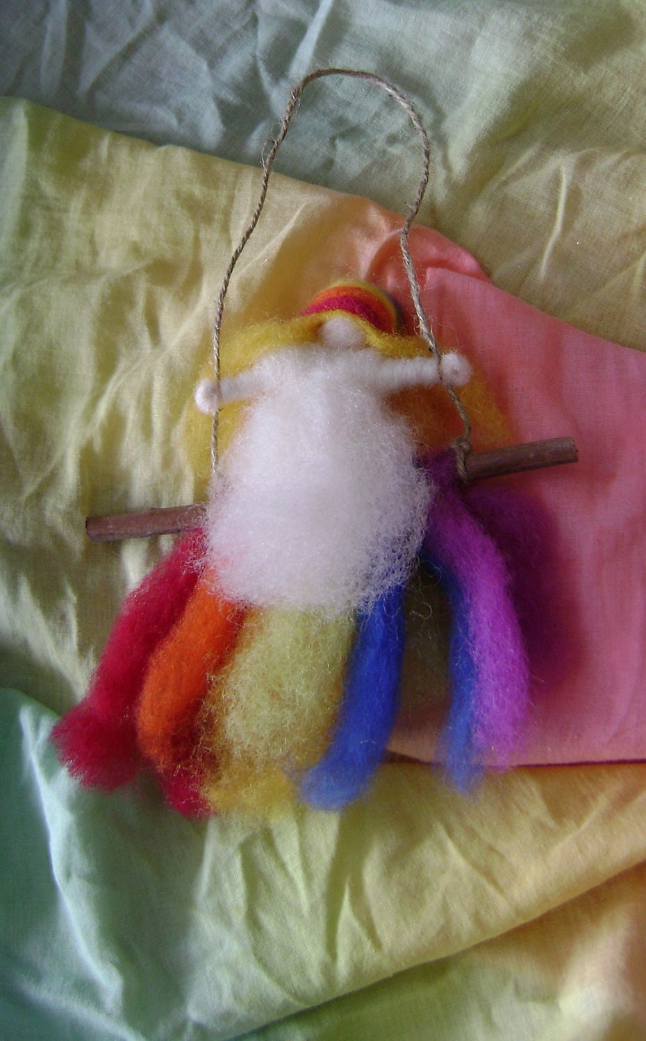 NEW LISTING -    Something for the girls -  Needle felted Mobile