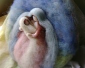 Madonna and Child -  Needle felted wool picture - Waldorf inspired