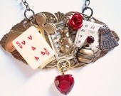 Painting the Roses - Alice in Wonderland Statement Necklace