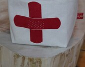 screen print bandage basket