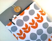 Nexus 10 Case iPad Sleeve Kindle Fire HD Cover Custom Padded with Pocket - Leaves