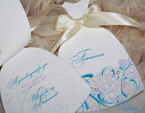 Will you be my bridesmaid, Maid of honor or Flower girl (with pearls) Il_570xn